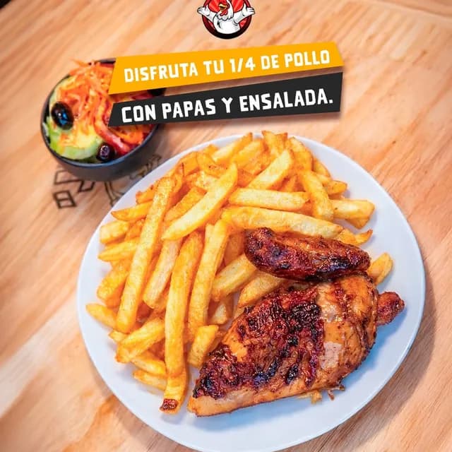 1/4 Pollo a la Brasa
